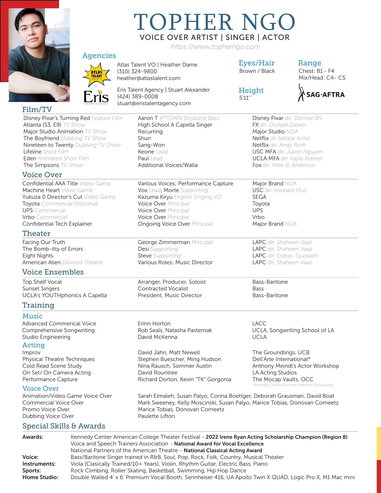Topher Ngo résumé